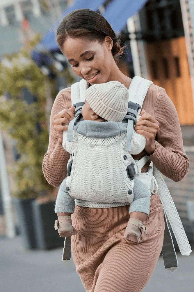 BABYBJORN nešioklė HARMONY 3D Mesh, Kreminis, 088088