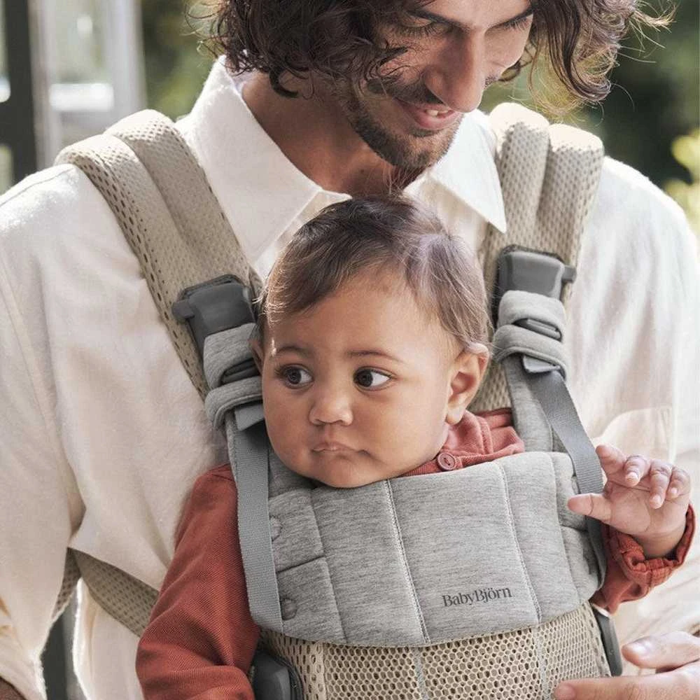 BABYBJORN nešioklė HARMONY 3D MESH, pilkas beige, 088002