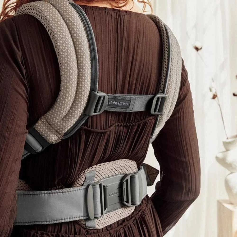 BABYBJORN nešioklė HARMONY 3D MESH, pilkas beige, 088002