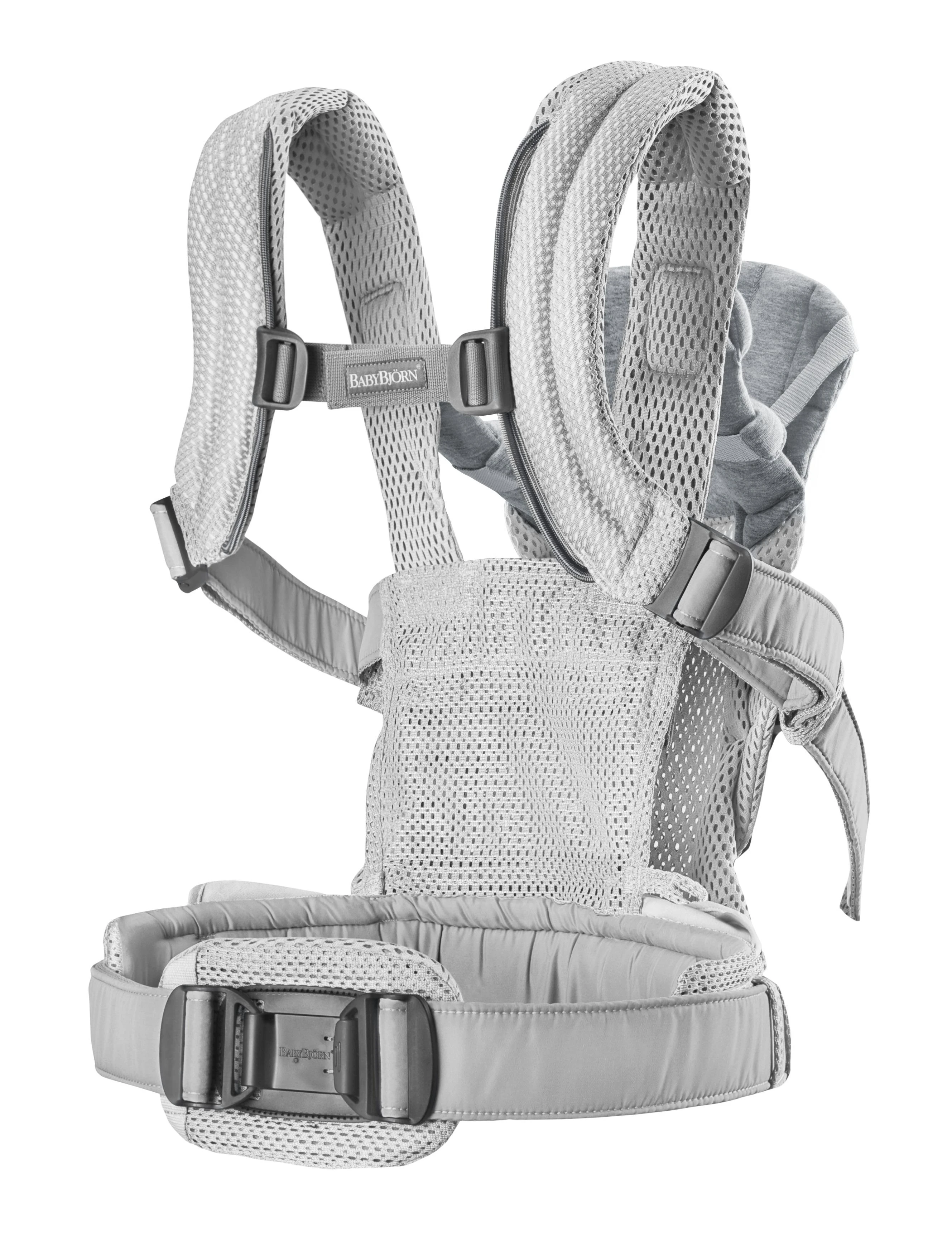 BABYBJORN nešioklė HARMONY 3D Mesh, sidabrinė, 088004