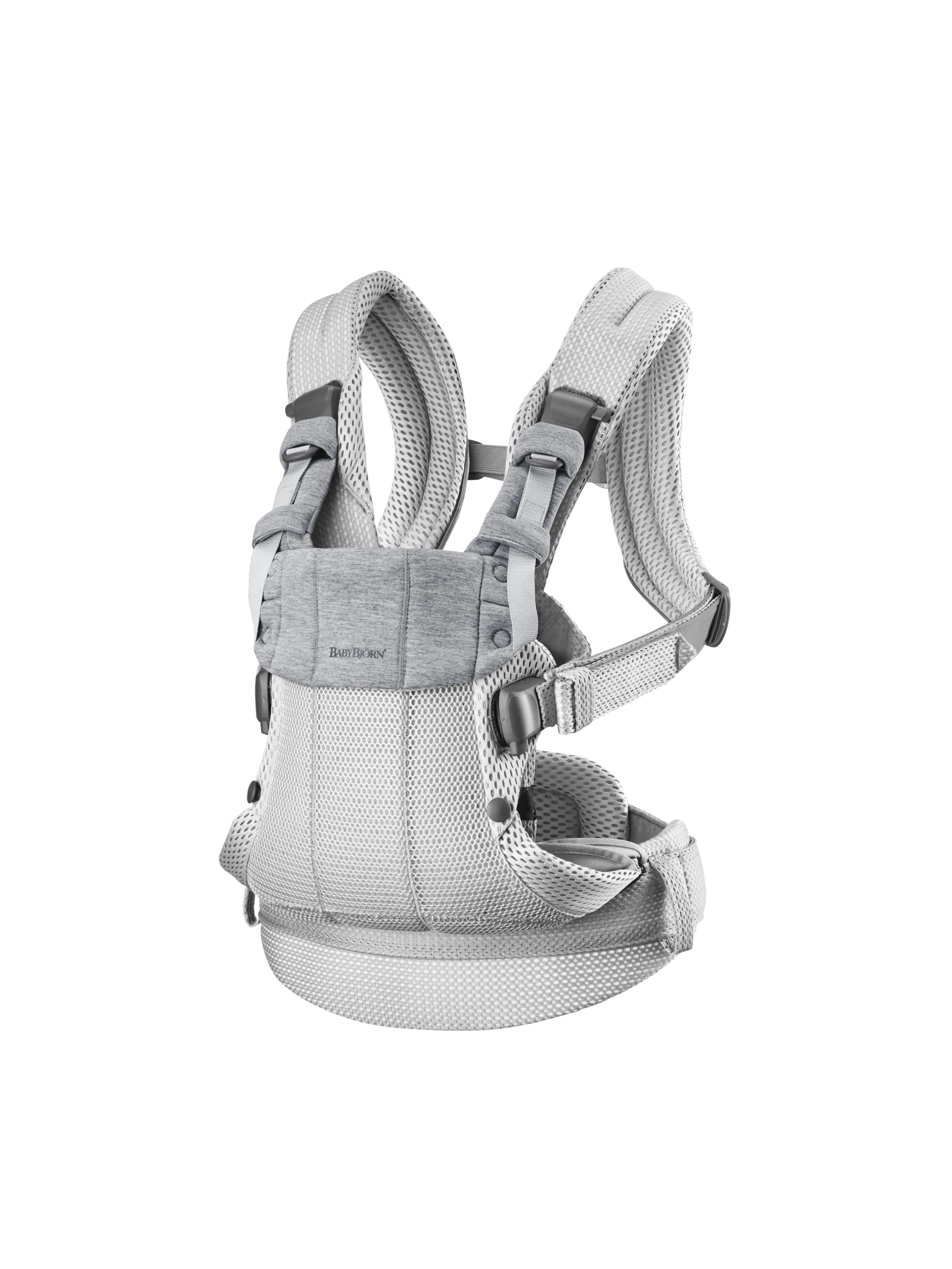 BABYBJORN nešioklė HARMONY 3D Mesh, sidabrinė, 088004