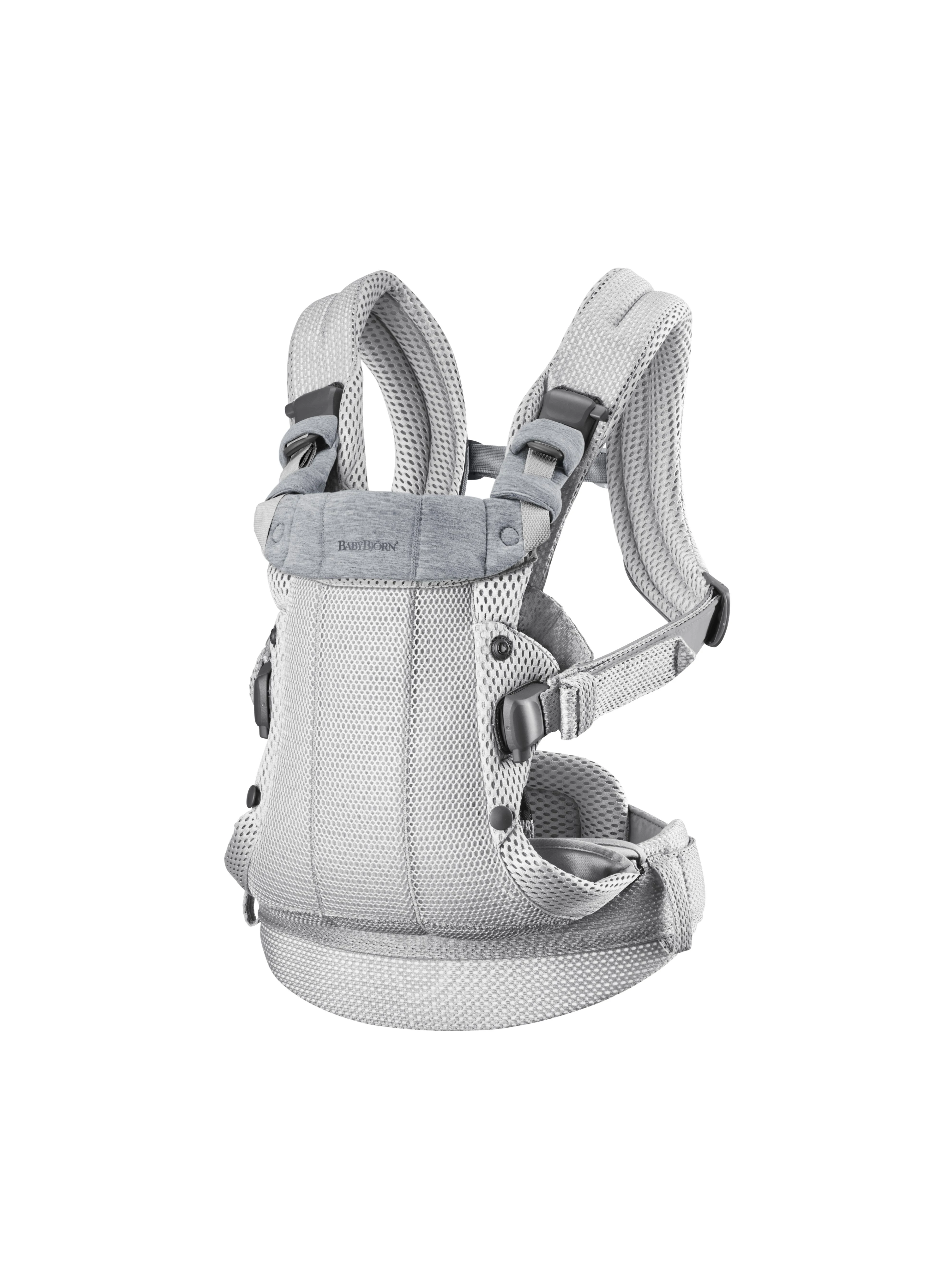 BABYBJORN nešioklė HARMONY 3D Mesh, sidabrinė, 088004