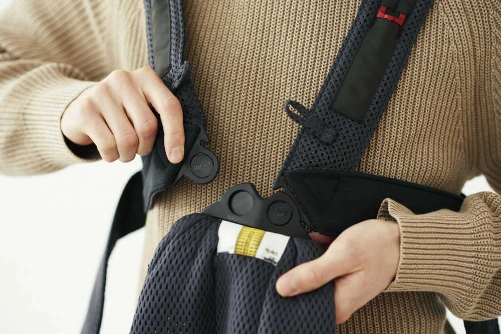 BABYBJORN nešioklė Mini Greige 3D Mesh