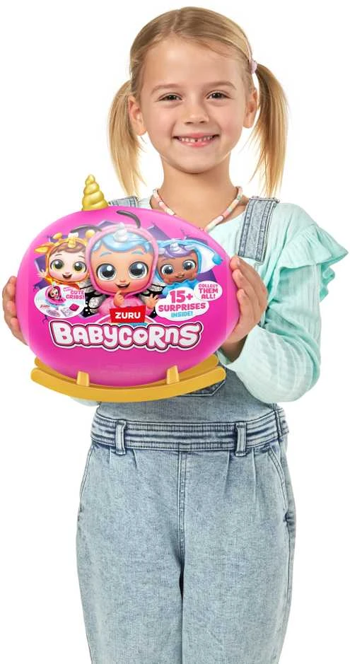 BABYCORNS lėlė su aksesuarais Magical Rainbocorn Babies, 1 serija, asort., 92107