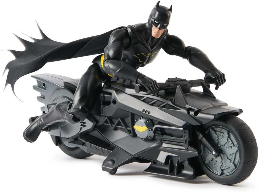 Spin Master BATMAN RC transporto priemonė su figūrėle Batcycle, 6072896