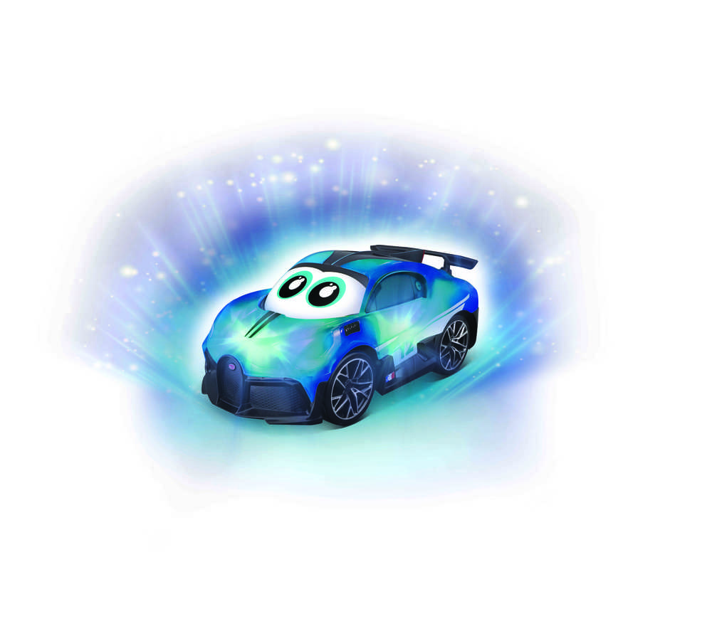 BB JUNIOR Automobilis Divo Bugatti šviečianti ir grojanti, mėlyna, 16-81208