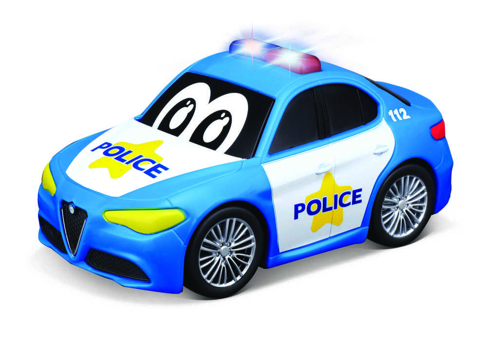 BB JUNIOR Policijos mašina Giulia Alfa Romeo šviečianti ir grojanti, 16-81211