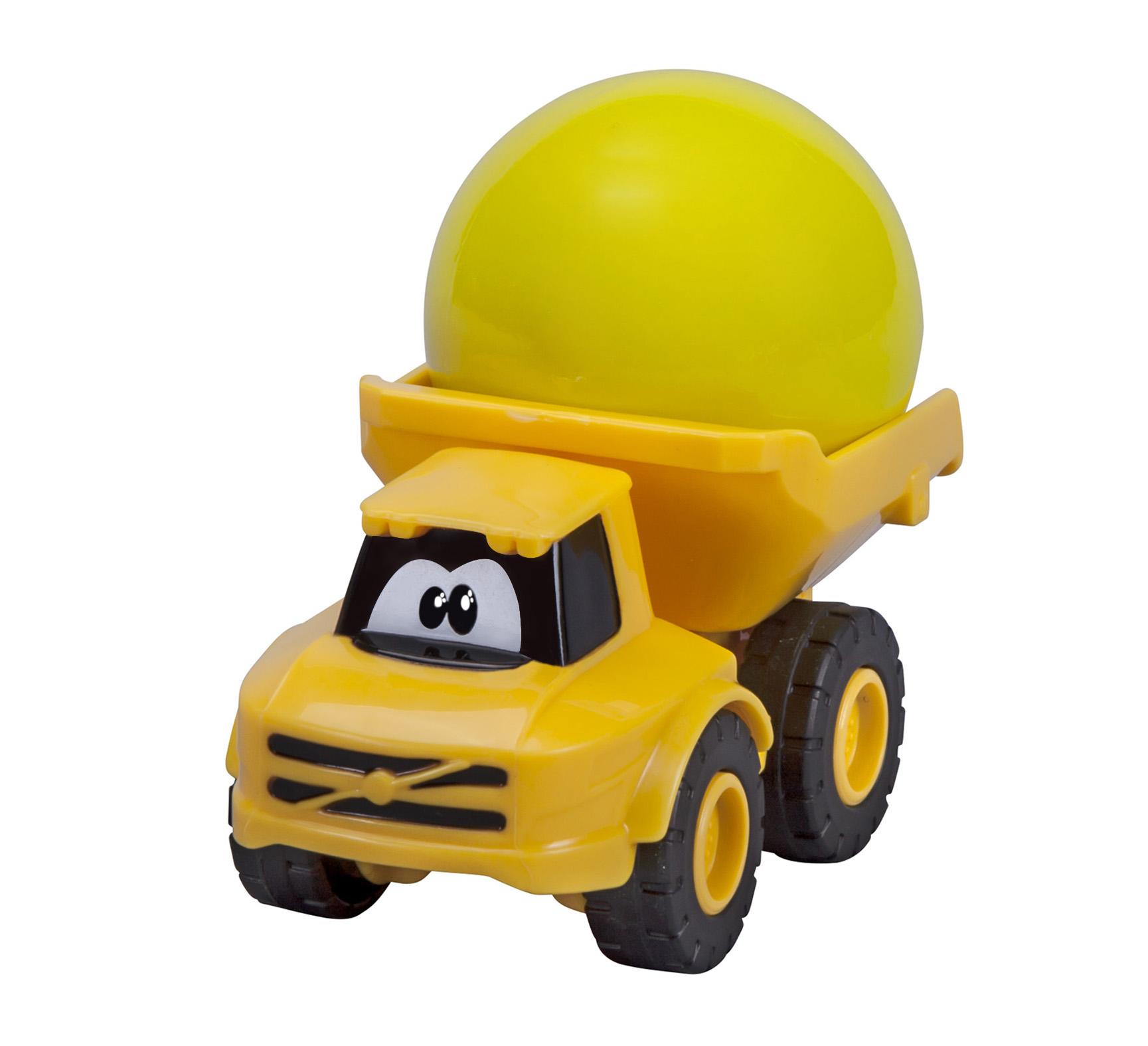 BB JUNIOR trasos rinkinys su automobiliu Volvo Stacking Crane, 16-88605
