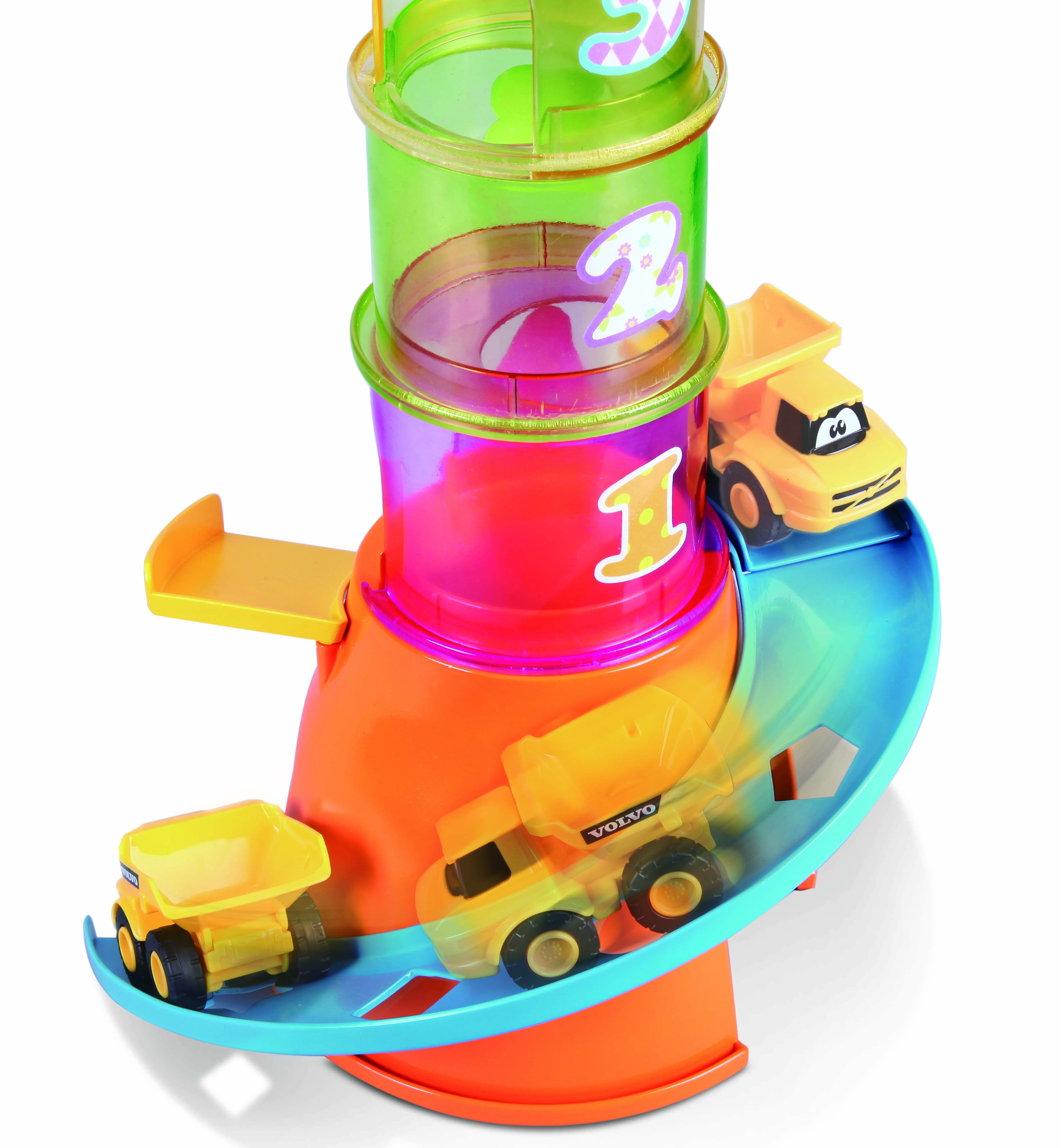 BB JUNIOR trasos rinkinys su automobiliu Volvo Stacking Crane, 16-88605