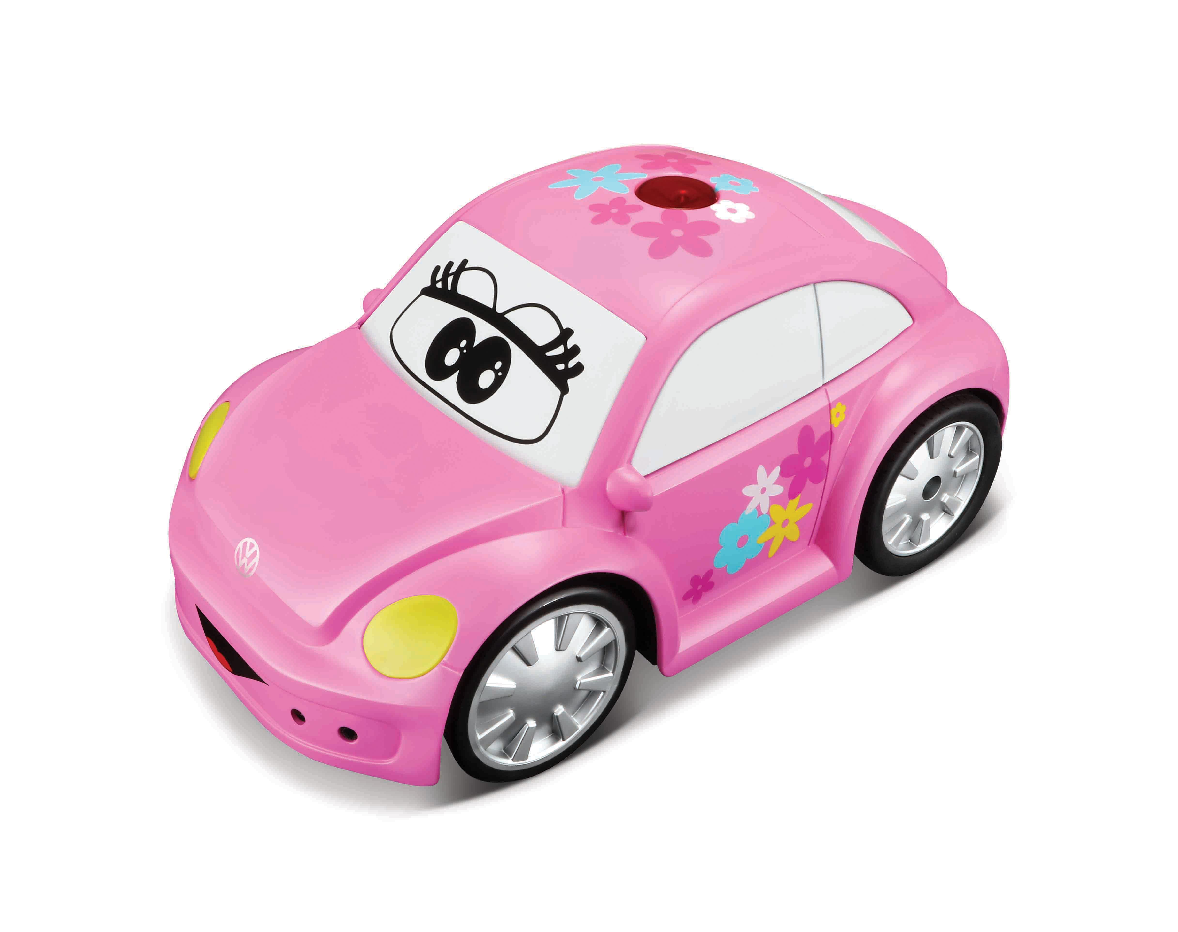 Amo Toys BB JUNIOR valdomas automobilis Volkswagen Easy Play, rožinis, 16-92003