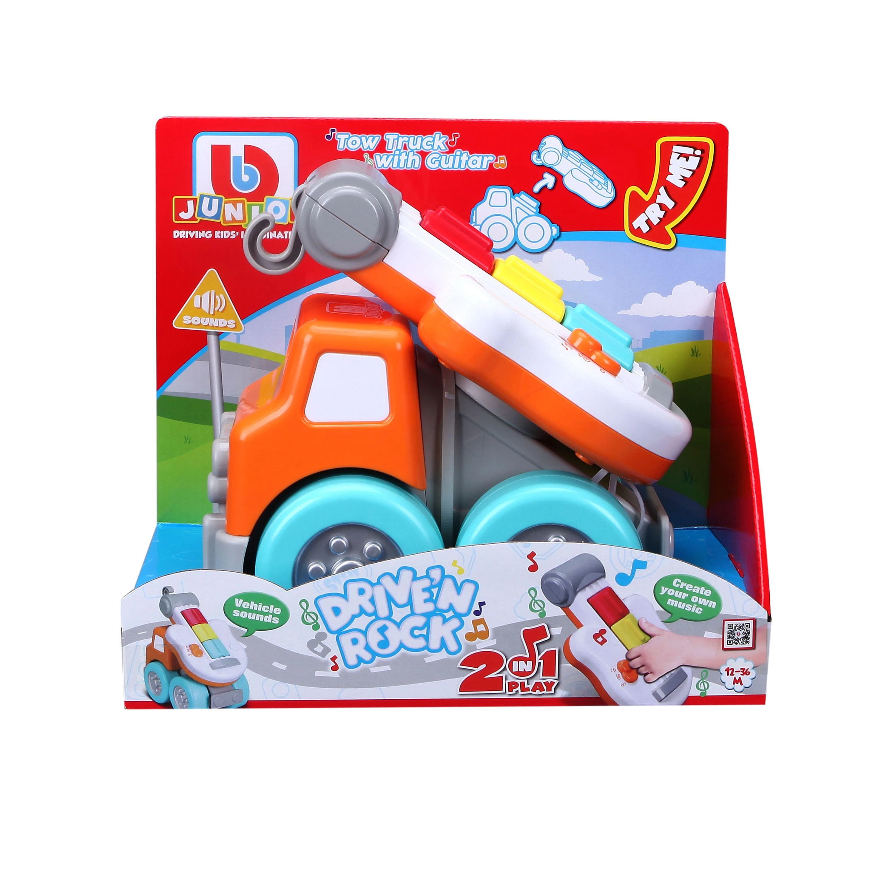 Amo Toys BB JUNIOR vilkikas Drive 'N Rock, 16-89031