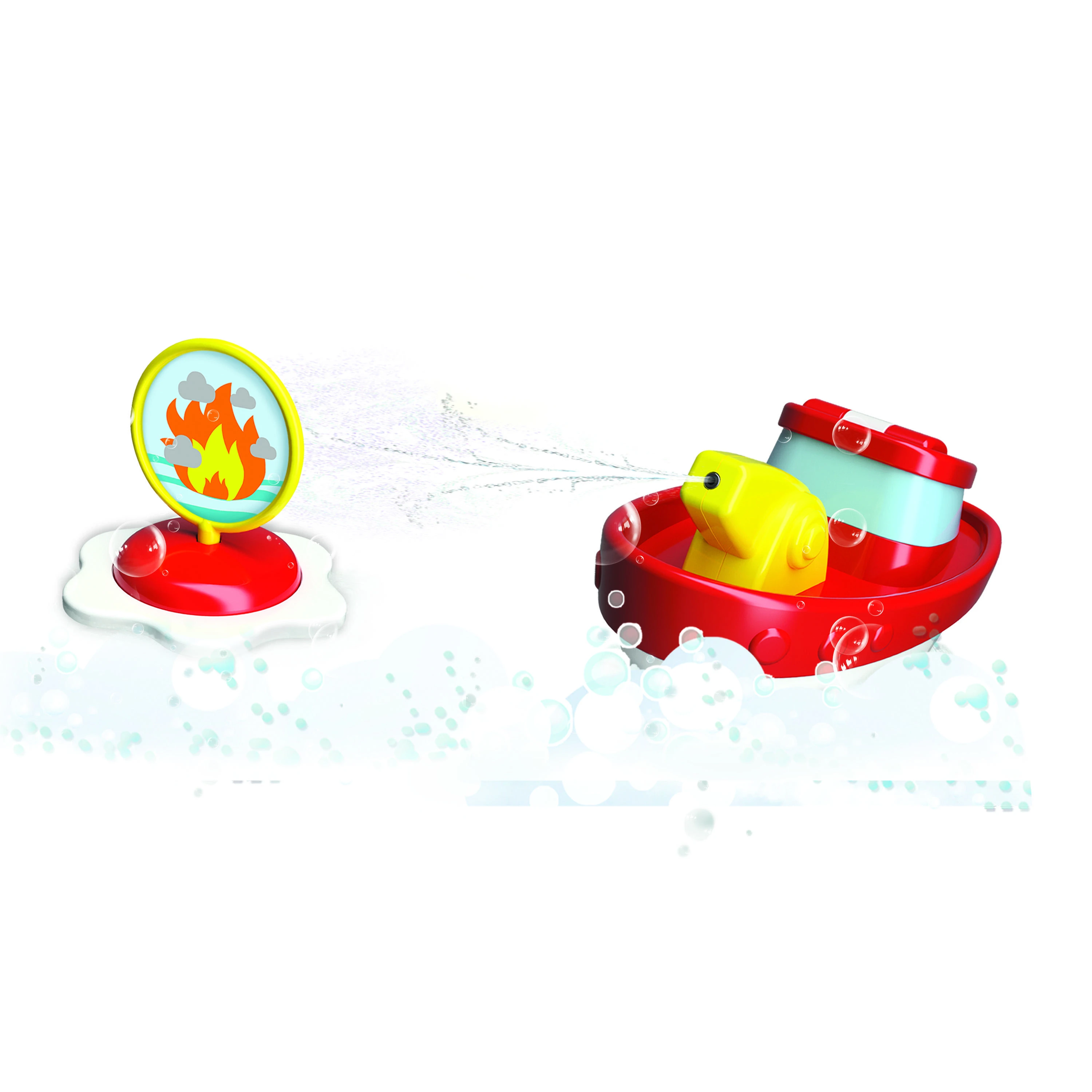 Amo Toys BB JUNIOR vonios žaislas Splash 'N Play Fire Boat, 16-89015