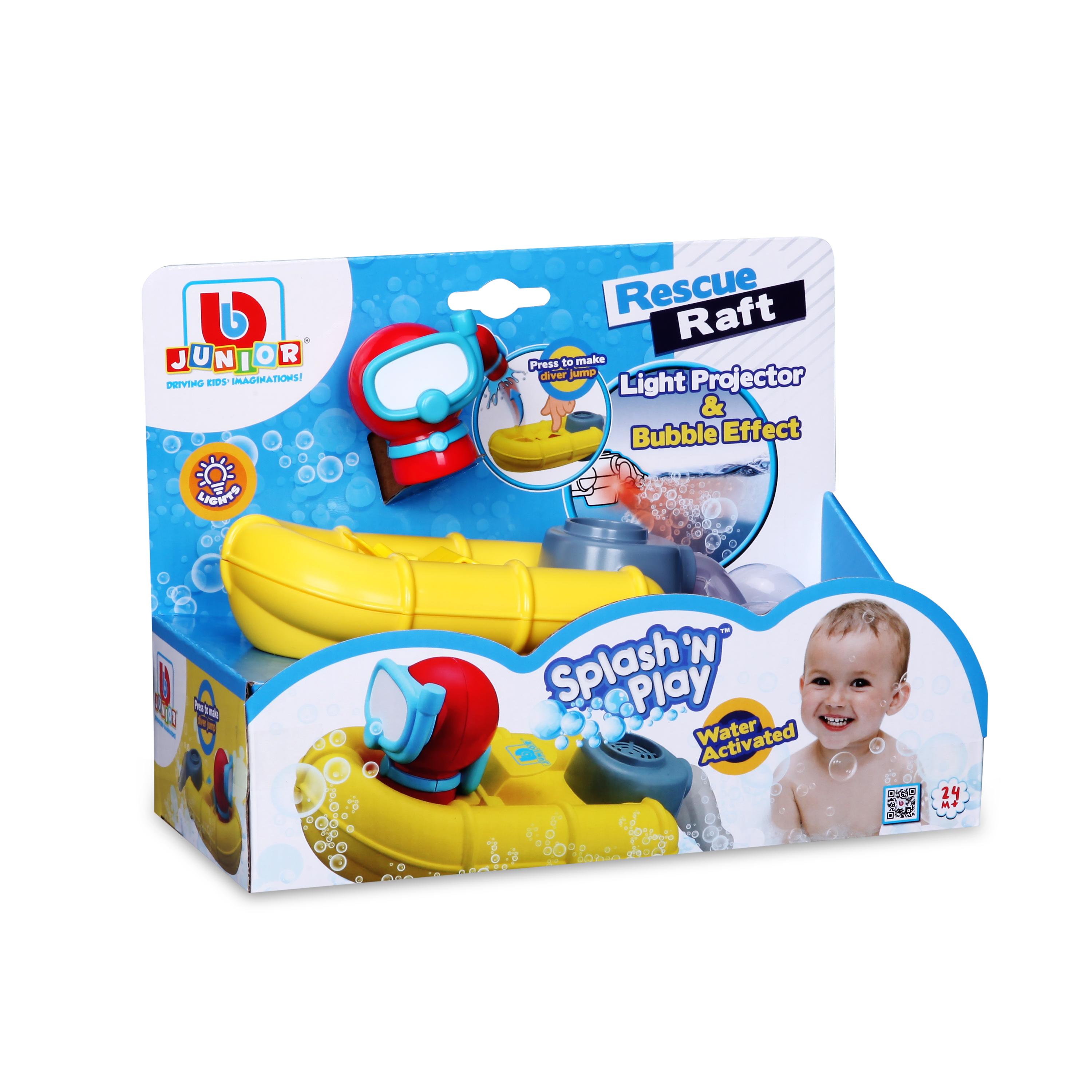 BB JUNIOR vonios žaislas Splash 'N Play gelbėjimo plaustas, 16-89014