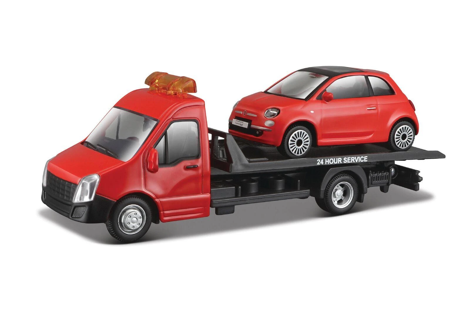 BBURAGO 1/43 Street Fire vilkikas Platforminis transportas, assort., 18-31400