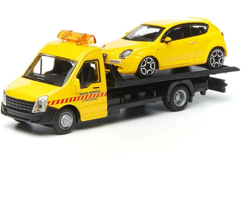 BBURAGO 1/43 Street Fire vilkikas Platforminis transportas, assort., 18-31400