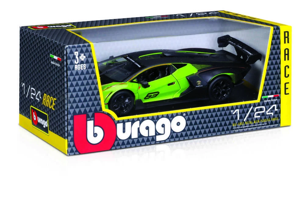 BBURAGO 1:27 auto modelis Race Lamborghini Essenza SCV12, 18-28017