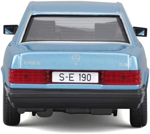 BBURAGO 1:24 Automodelis 1987 Mersedes - Benz 190E 2.6, 18-21103 BU