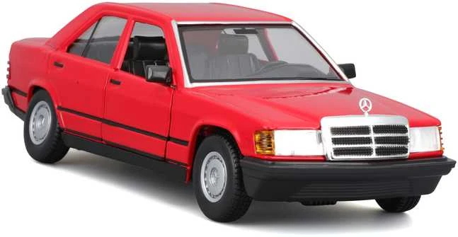 BBURAGO 1:24 Automodelis 1987 Mersedes - Benz 190E 2.6, 18-21103 BU