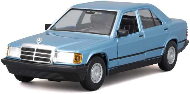 BBURAGO 1:24 Automodelis 1987 Mersedes - Benz 190E 2.6, 18-21103 BU