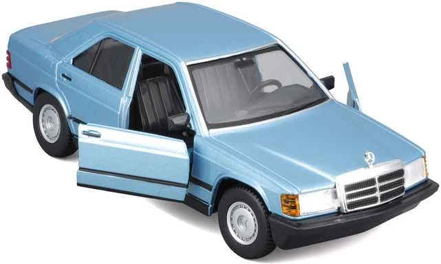 BBURAGO 1:24 Automodelis 1987 Mersedes - Benz 190E 2.6, 18-21103 BU