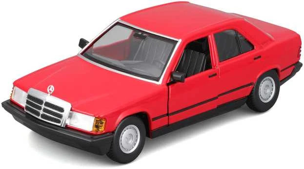 BBURAGO 1:24 Automodelis 1987 Mersedes - Benz 190E 2.6, 18-21103 BU