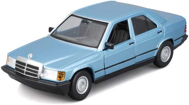 BBURAGO 1:24 Automodelis 1987 Mersedes - Benz 190E 2.6, 18-21103 BU