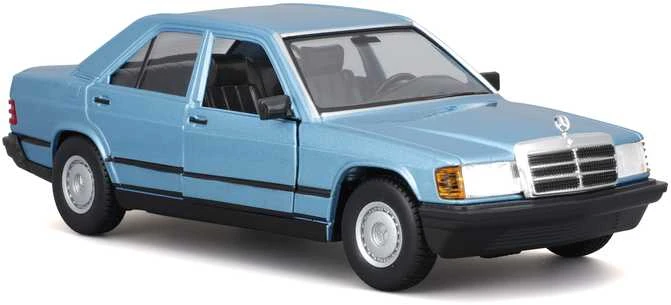 BBURAGO 1:24 Automodelis 1987 Mersedes - Benz 190E 2.6, 18-21103 BU