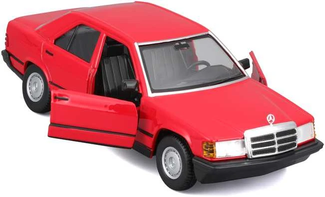 BBURAGO 1:24 Automodelis 1987 Mersedes - Benz 190E 2.6, 18-21103 BU