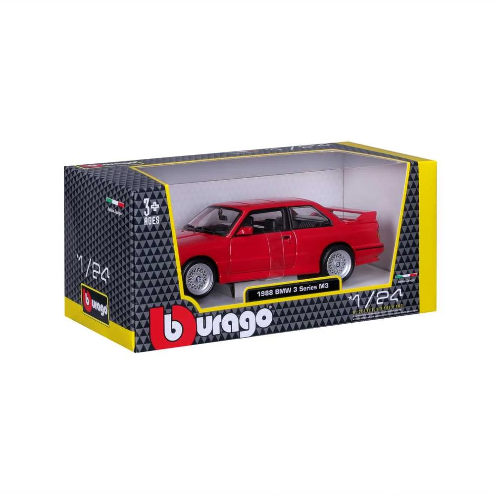 BBURAGO 1:24 Automodelis 1988 BMW 3 serijos M3, 18-21100 RD