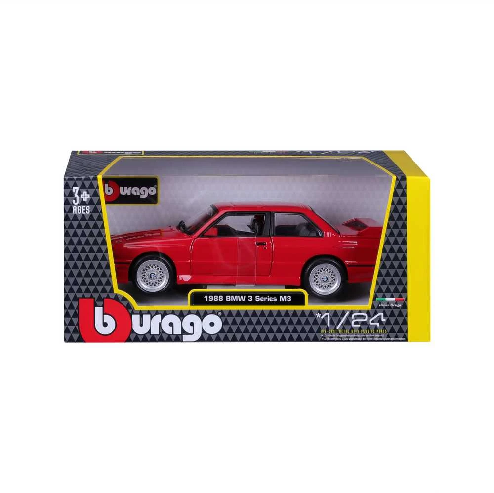 BBURAGO 1:24 Automodelis 1988 BMW 3 serijos M3, 18-21100 RD
