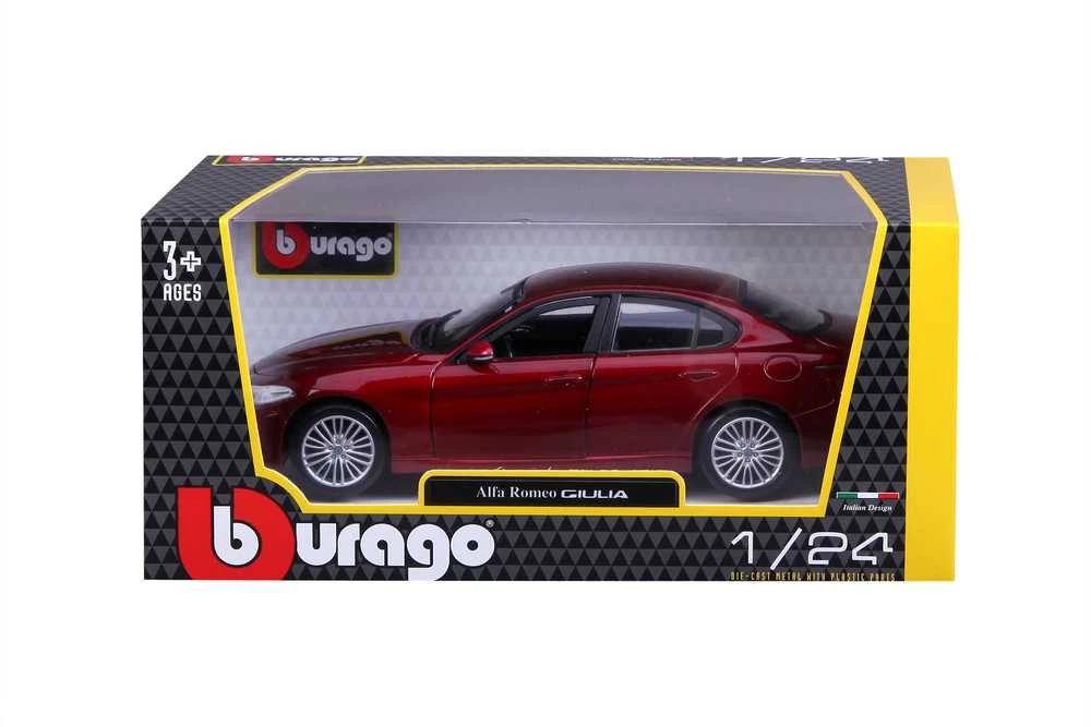 BBURAGO 1:24 automodelis Alfa Romeo Giulia, 18-21080 RD