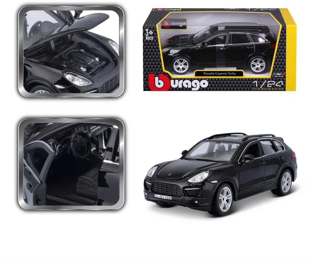 BBURAGO 1:24 Automodelis Porsche Cayenne turbo, 18-21056 BK