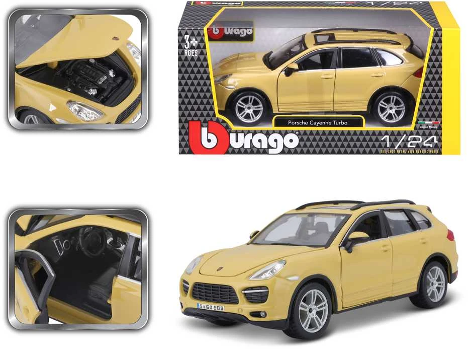 BBURAGO 1:24 Automodelis Porsche Cayenne turbo, 18-21056 BK