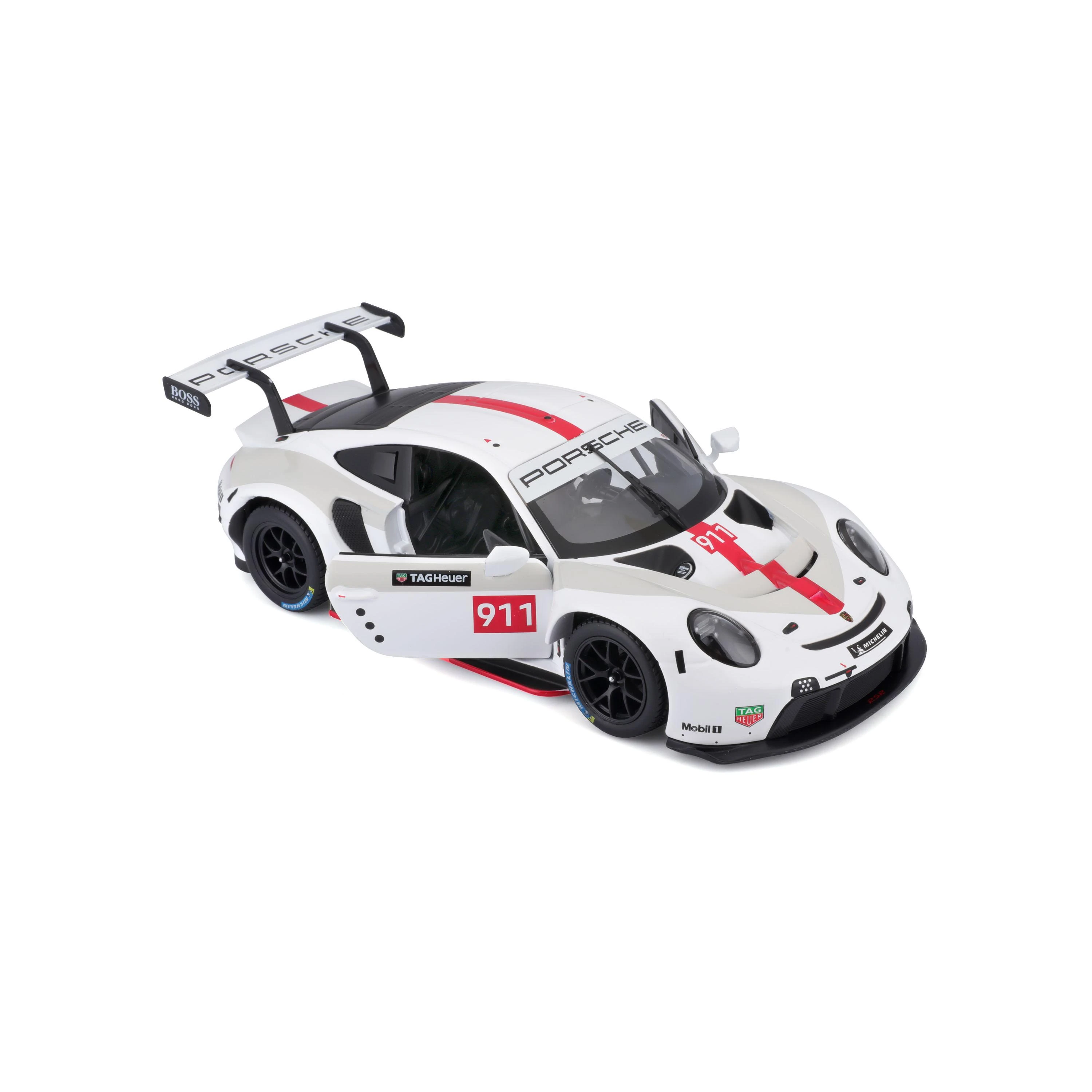BBURAGO 1:24 automodelis Race Porsche 911 RSR, 18-28013