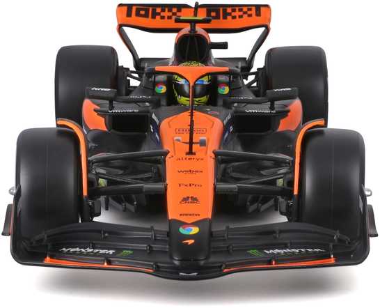 BBURAGO 1:24 automodelis su ekspozicine dėžute F1 McLaren MCL38, 18-28033 (Ekspozicinė prekė)