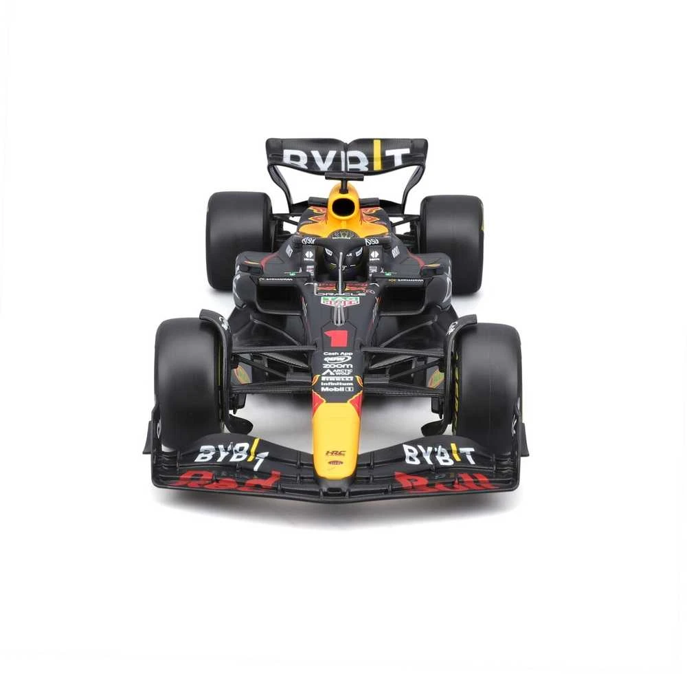 BBURAGO 1:24 automodelis su ekspozicine dėžute Raudona Bull RB19, 18-28030 (Ekspozicinė prekė) (Ekspozicinė prekė)