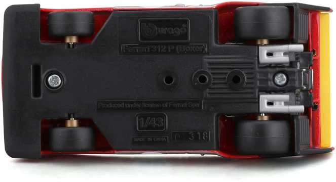 BBURAGO 1:43 lenktyninis automodelis Ferrari 312 P 1972, 18-36302