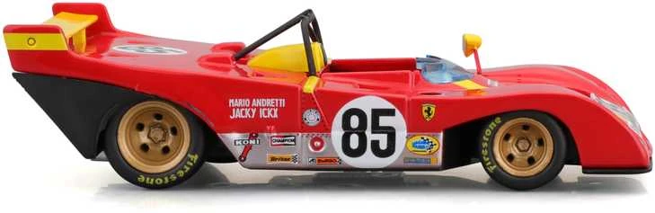 BBURAGO 1:43 lenktyninis automodelis Ferrari 312 P 1972, 18-36302