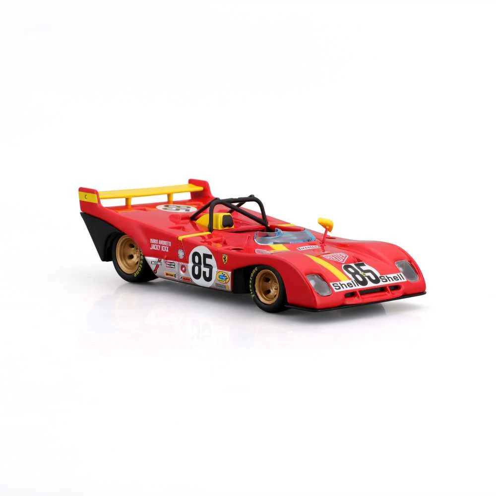 BBURAGO 1:43 lenktyninis automodelis Ferrari 312 P 1972, 18-36302