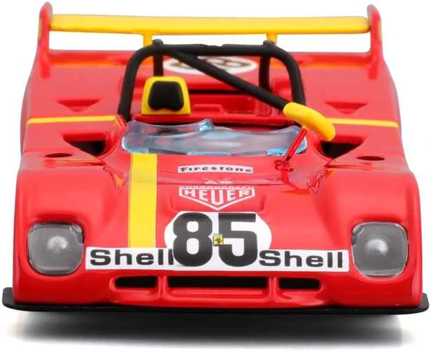 BBURAGO 1:43 lenktyninis automodelis Ferrari 312 P 1972, 18-36302