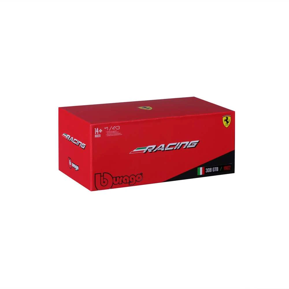BBURAGO 1:43 lenktyninis automodelis Ferrari 308 GTB 1982, 18-36304