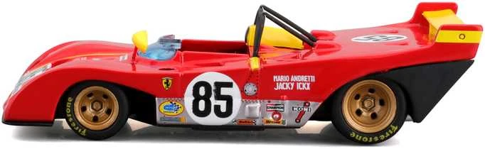 BBURAGO 1:43 lenktyninis automodelis Ferrari 312 P 1972, 18-36302