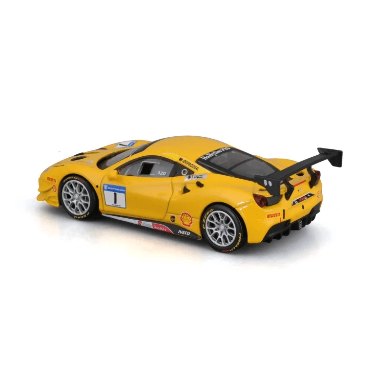 BBURAGO 1:43 lenktyninis automodelis Ferrari 488 Challenge 2017, 18-36306