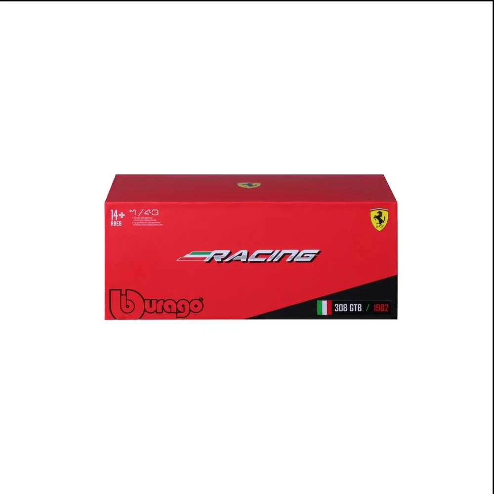 BBURAGO 1:43 lenktyninis automodelis Ferrari 308 GTB 1982, 18-36304