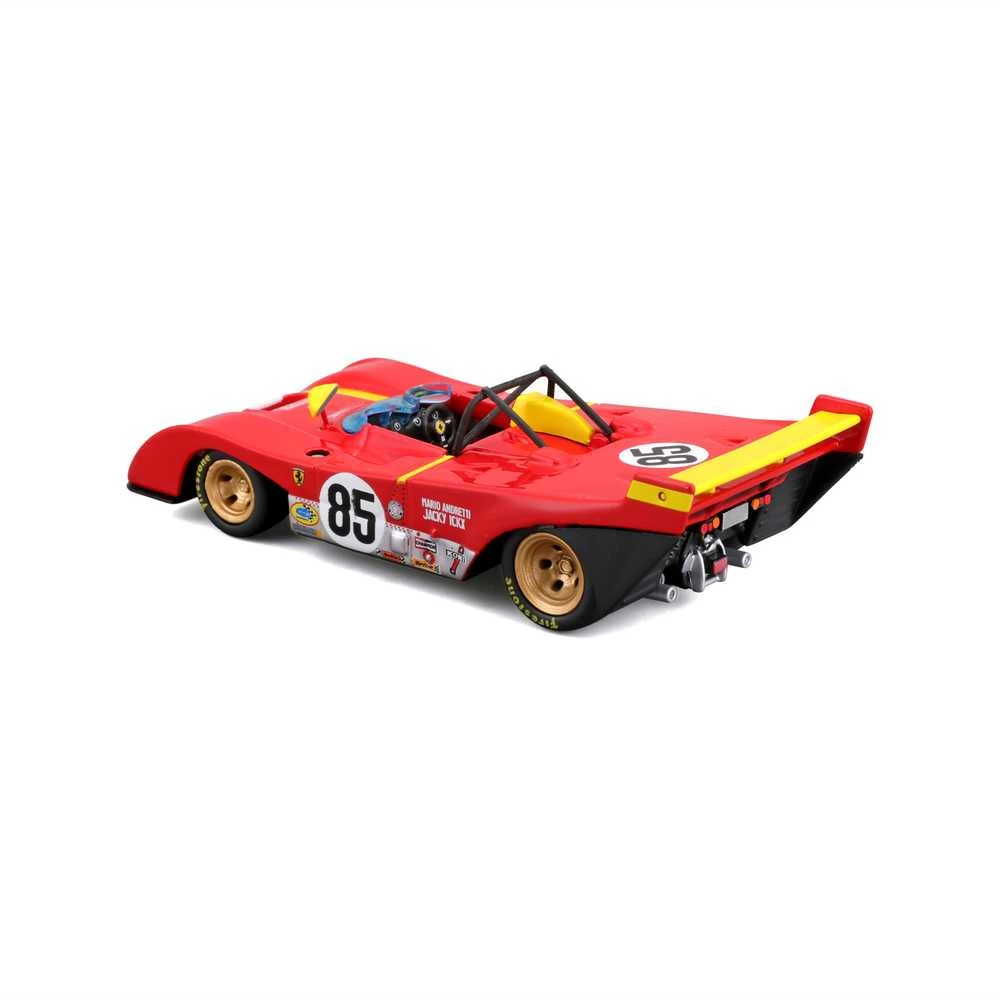 BBURAGO 1:43 lenktyninis automodelis Ferrari 312 P 1972, 18-36302