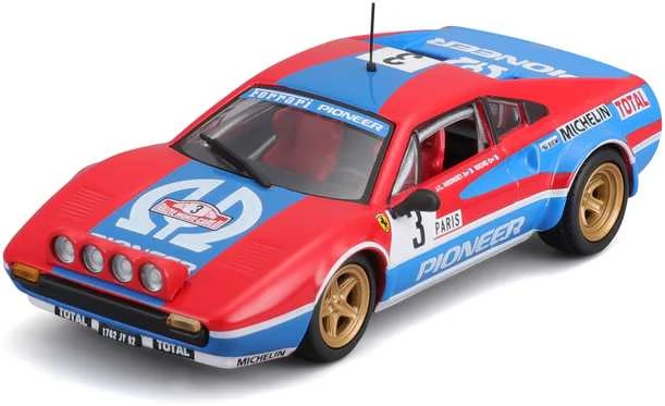 BBURAGO 1:43 lenktyninis automodelis Ferrari 308 GTB 1982, 18-36304