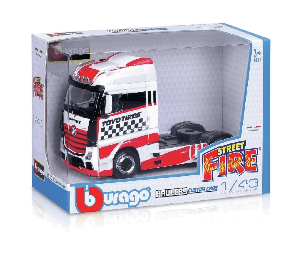 BBURAGO 1:43 vilkikas Custom Cabs, asort., 18-32200