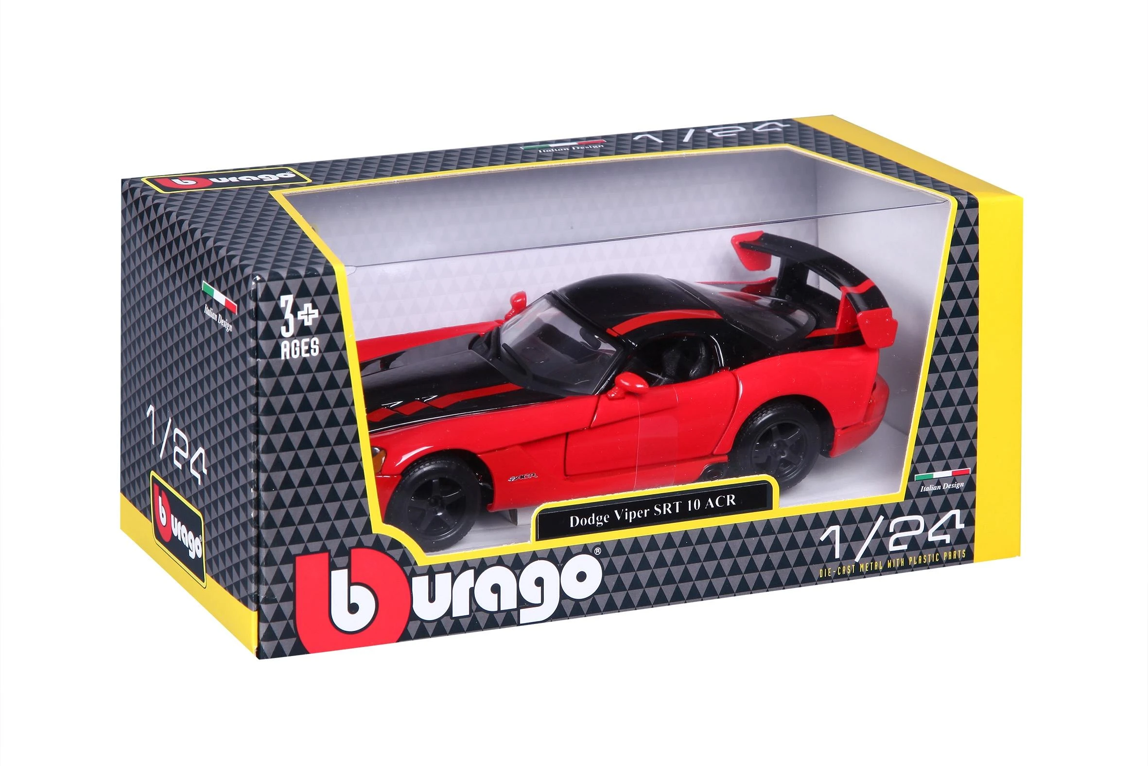 BBURAGO automodelis 1/24 Dodge Viper SRT 10 ACR, 18-22114