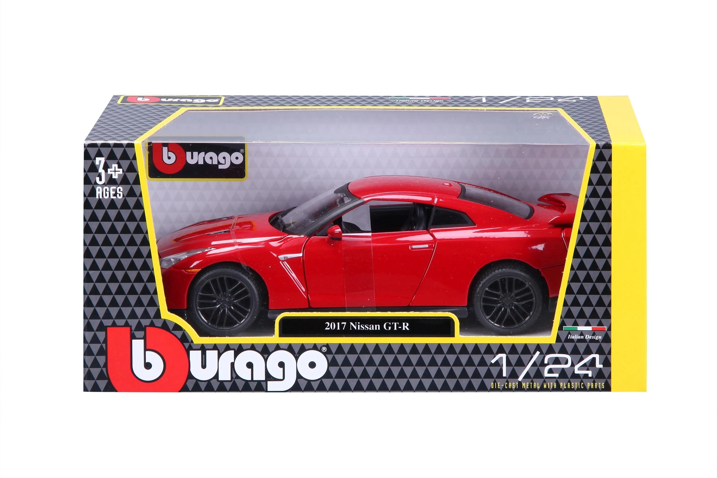 BBURAGO 1:24 automodelis Nissan GT-R, 18-21082 RD