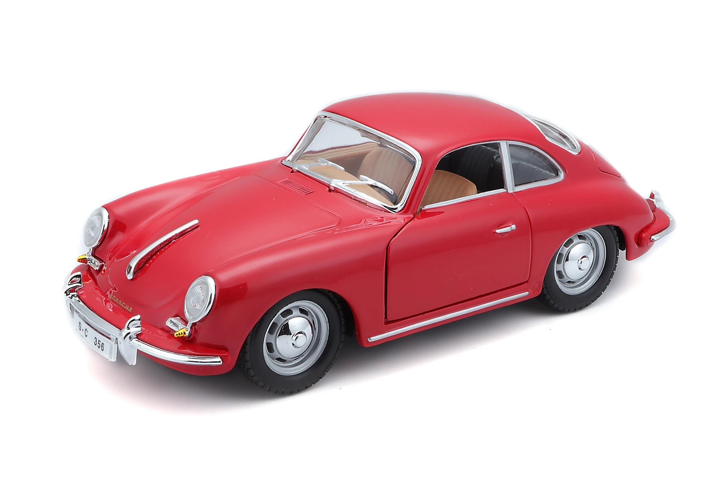 BBURAGO 1:24 automodelis Porsche 356B Coupe, 18-22079 CM